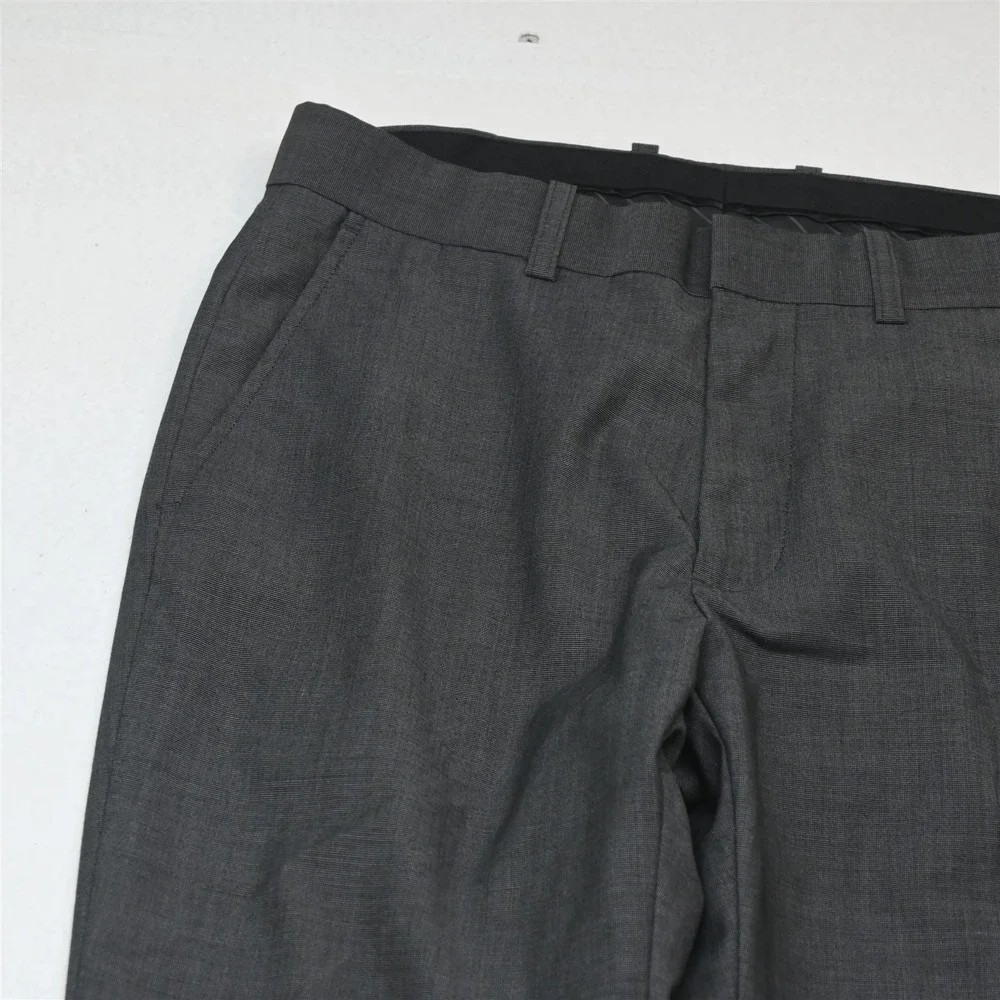 H&M 36R 30x32 Gray Stretch Regular Fit Mens Jacket Pants Suit
